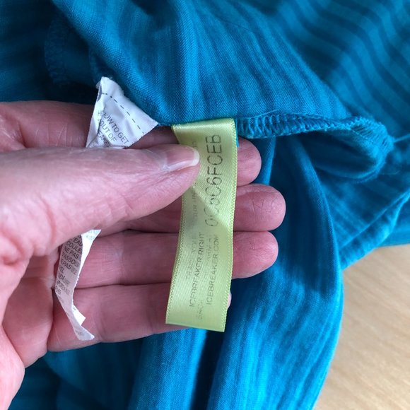 Icebreaker Striped Polo Shirt - Merino Wool - Picture 11 of 13